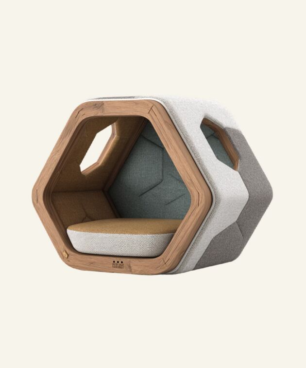 Modern hexagon pet house